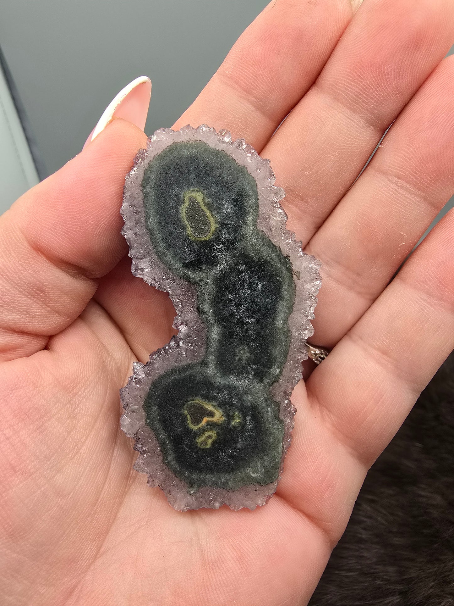 Amethyst stalactite