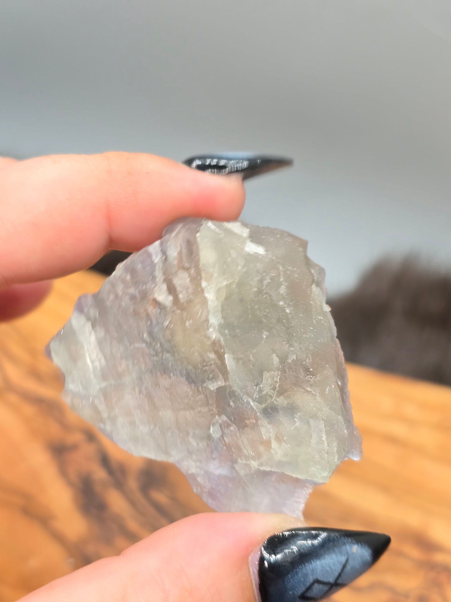 Stepped octahedral fluorite