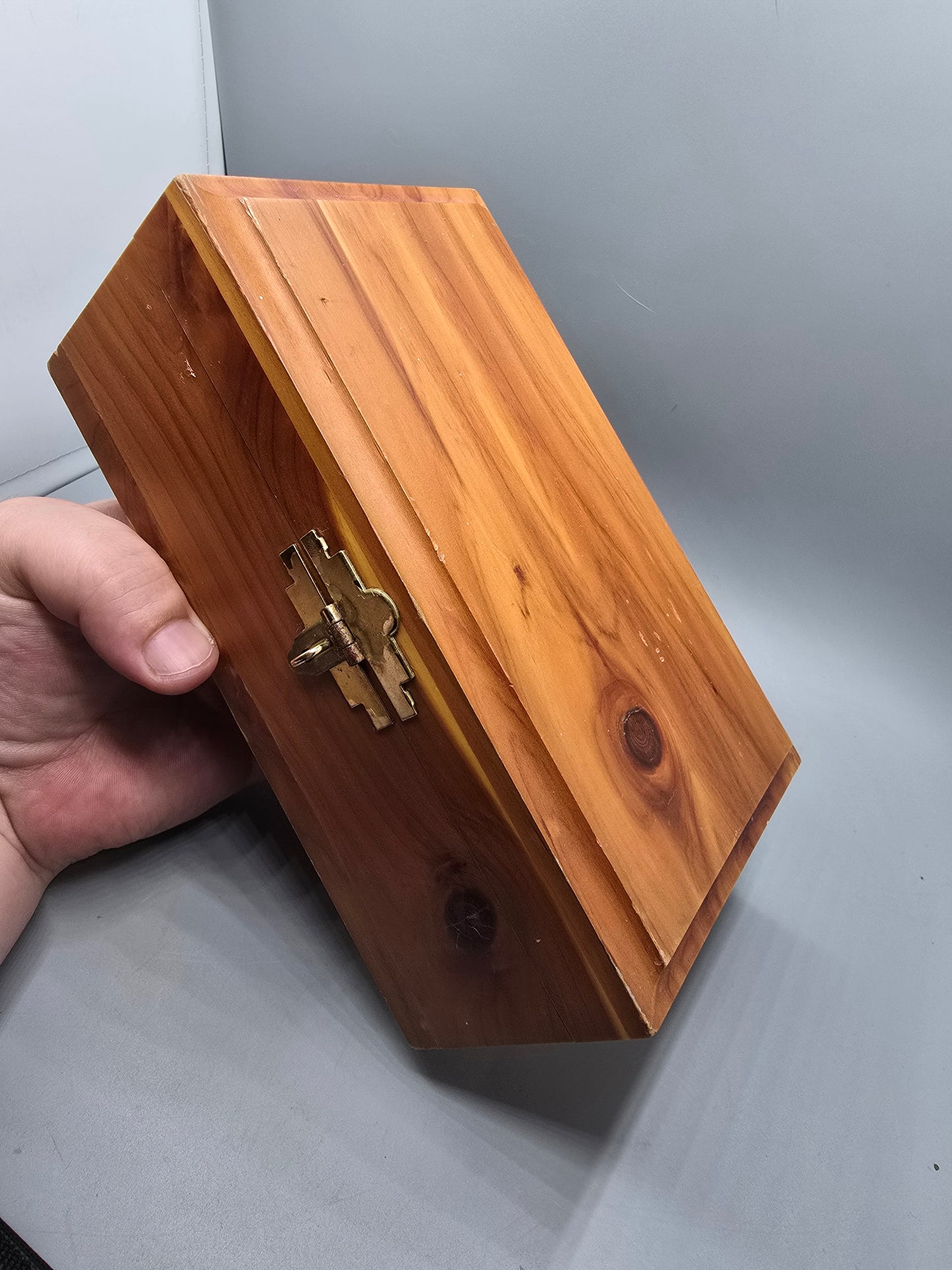 Cedar trinket box