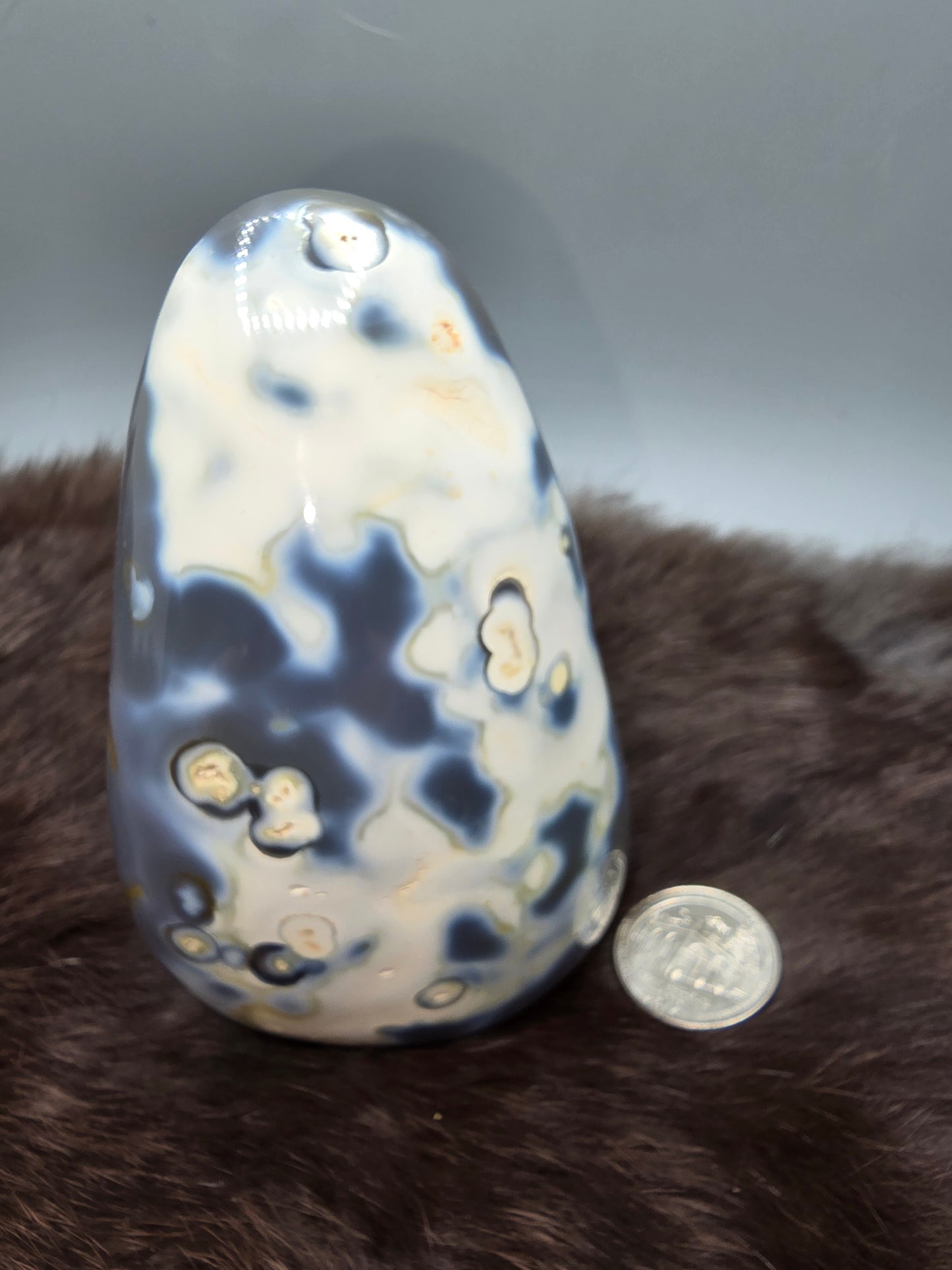 Yellow orca agate