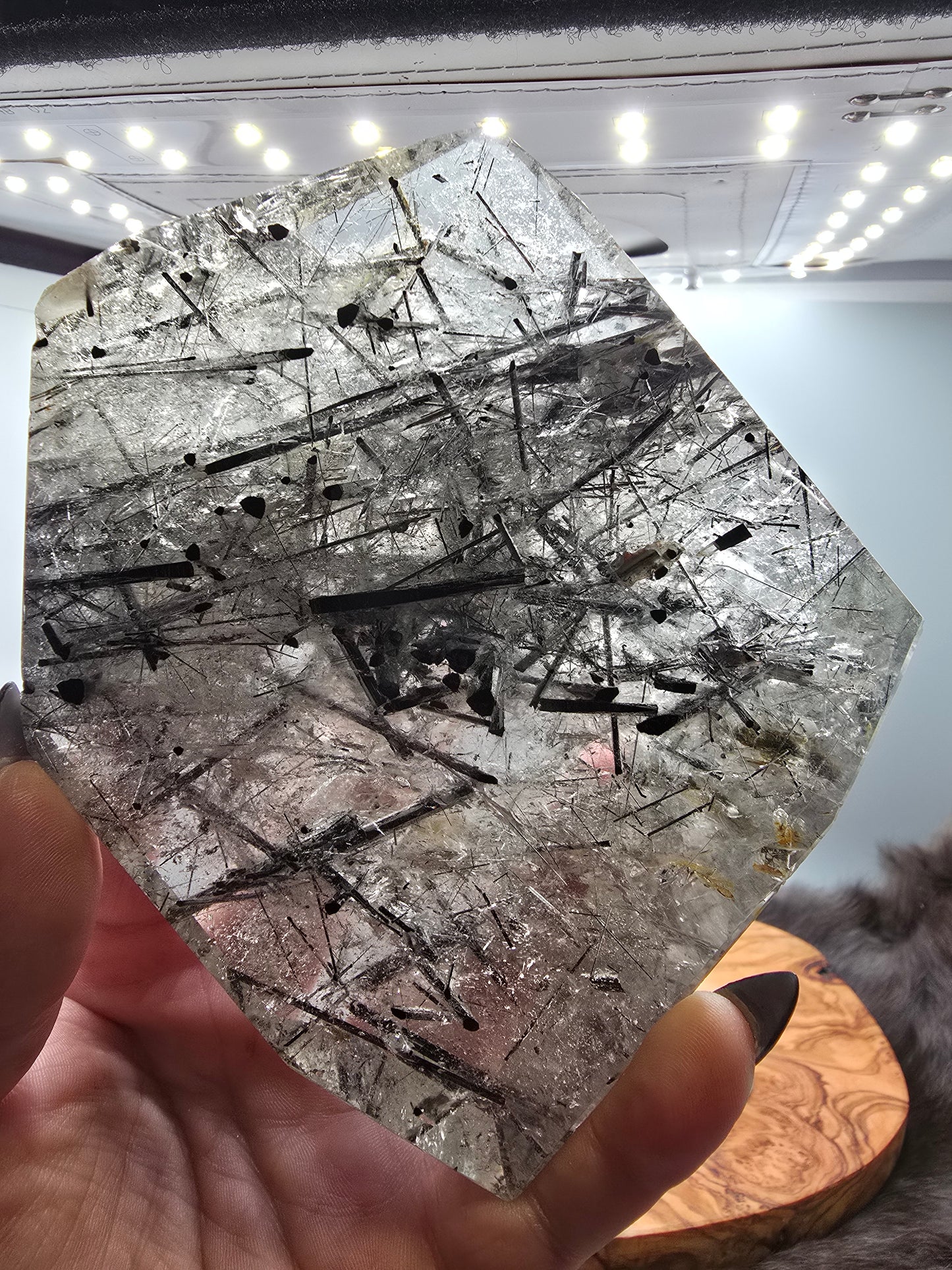 Tourmaline in quartz
