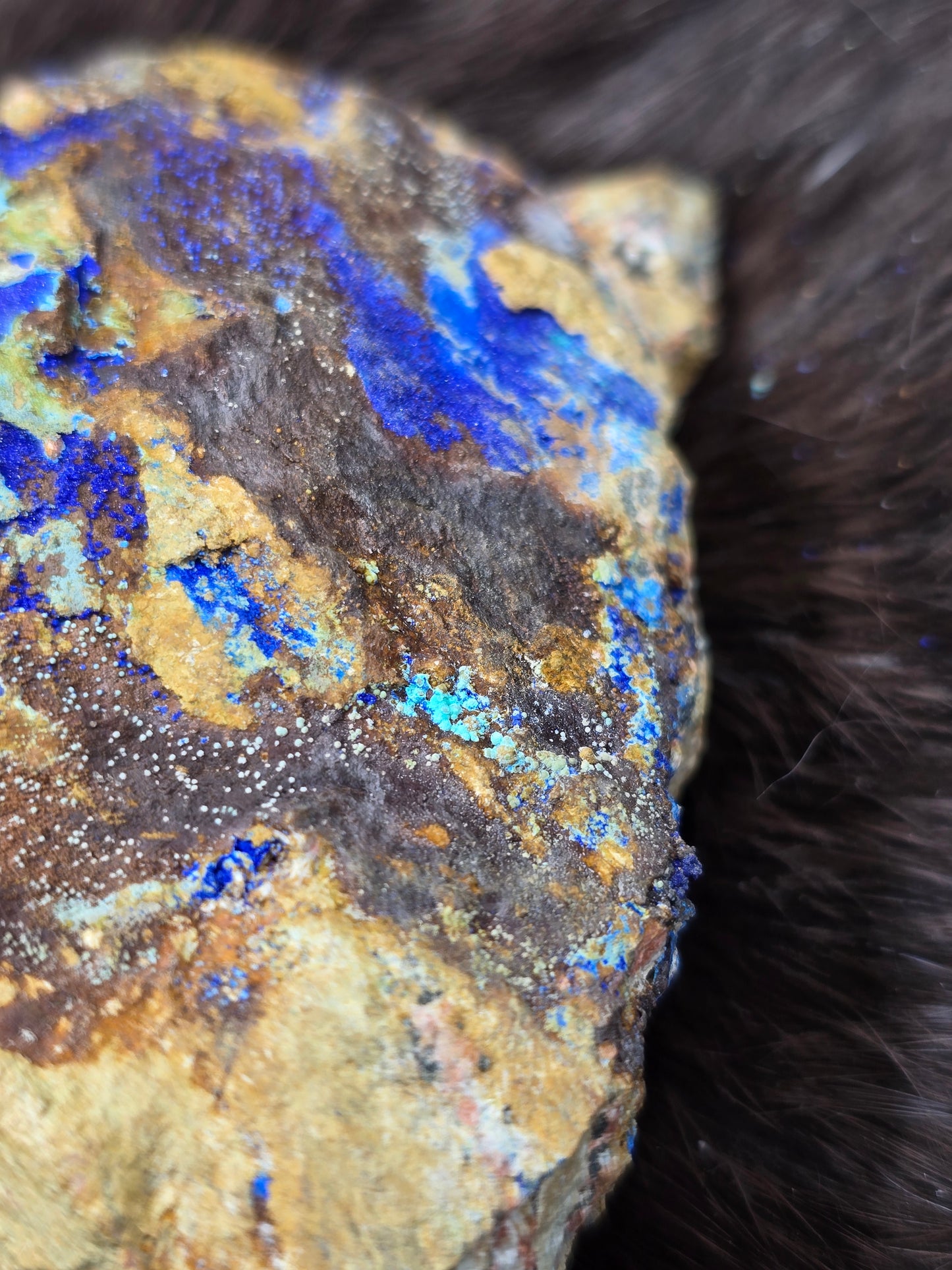Azurite barite