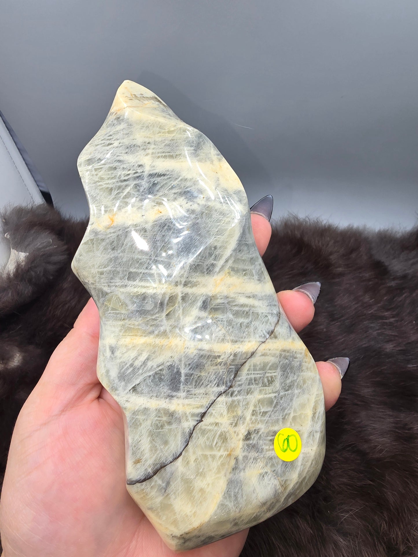 Green moonstone flame