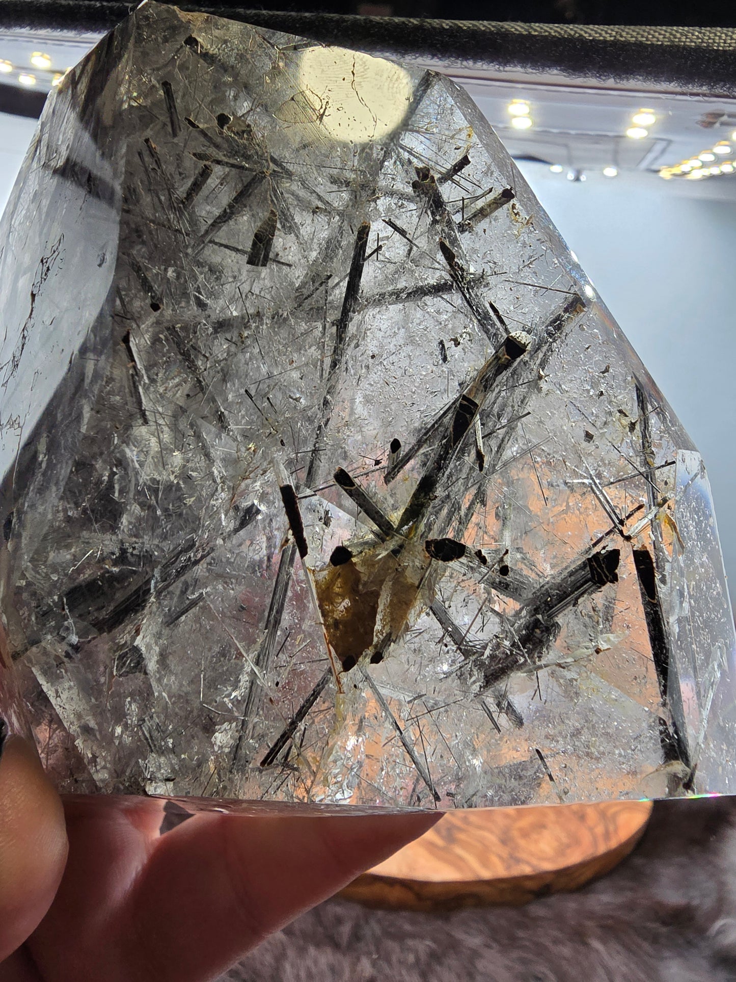 Tourmaline in quartz