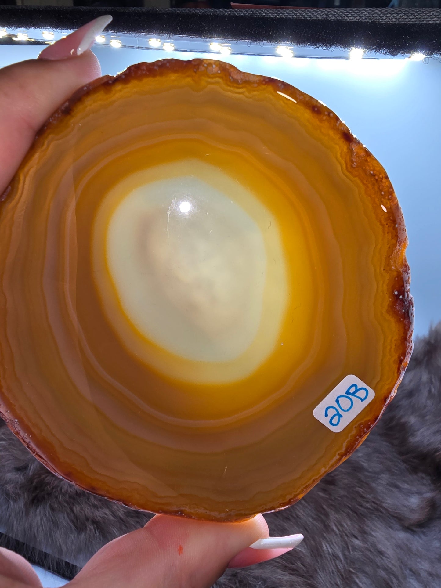 Carnelian slice
