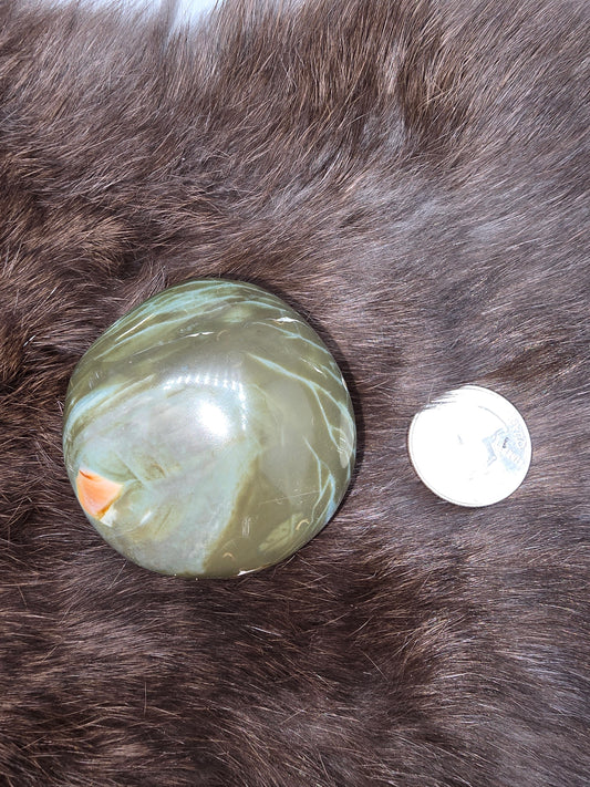 Green polychrome jasper