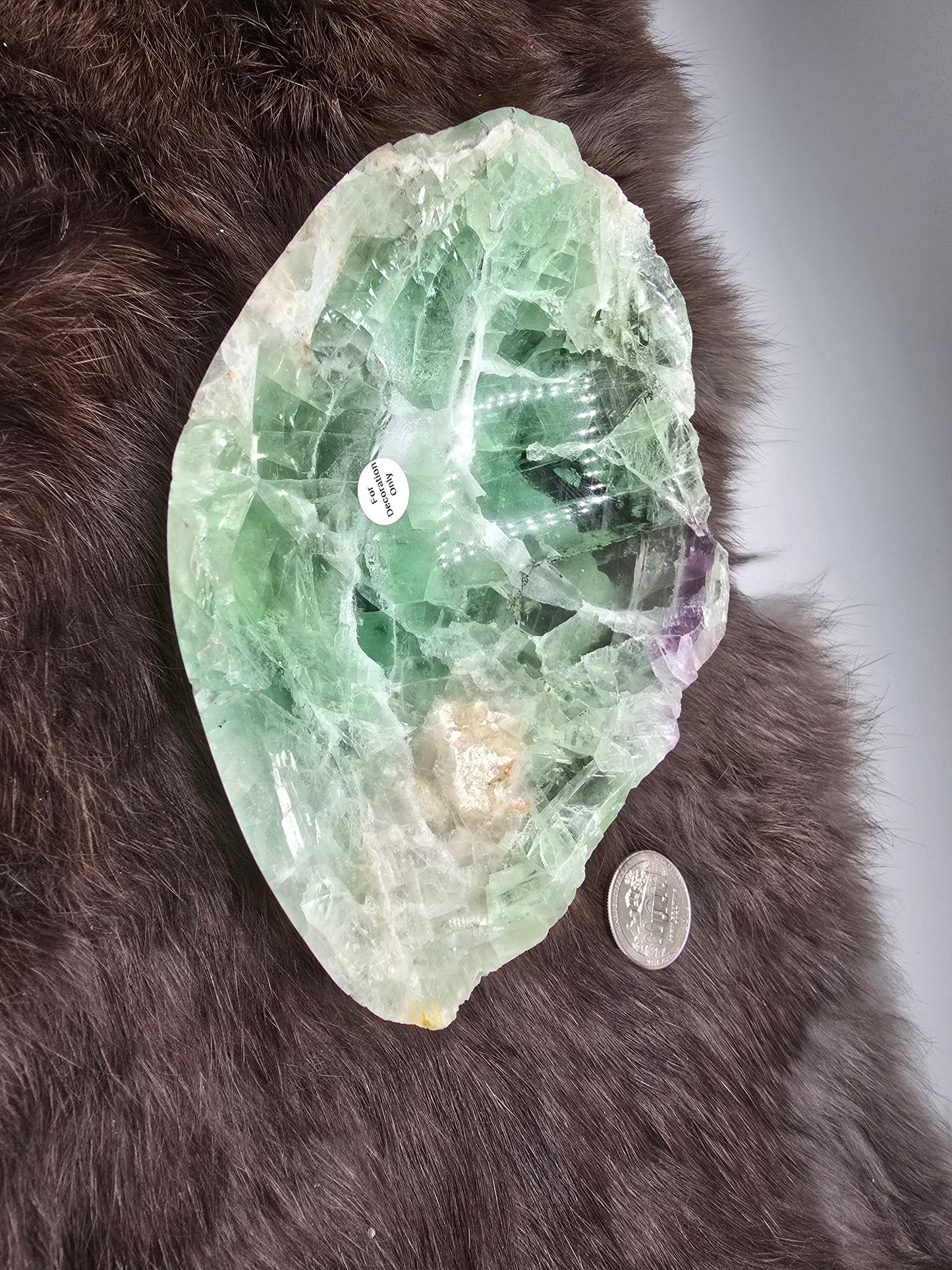 Fluorite bowl