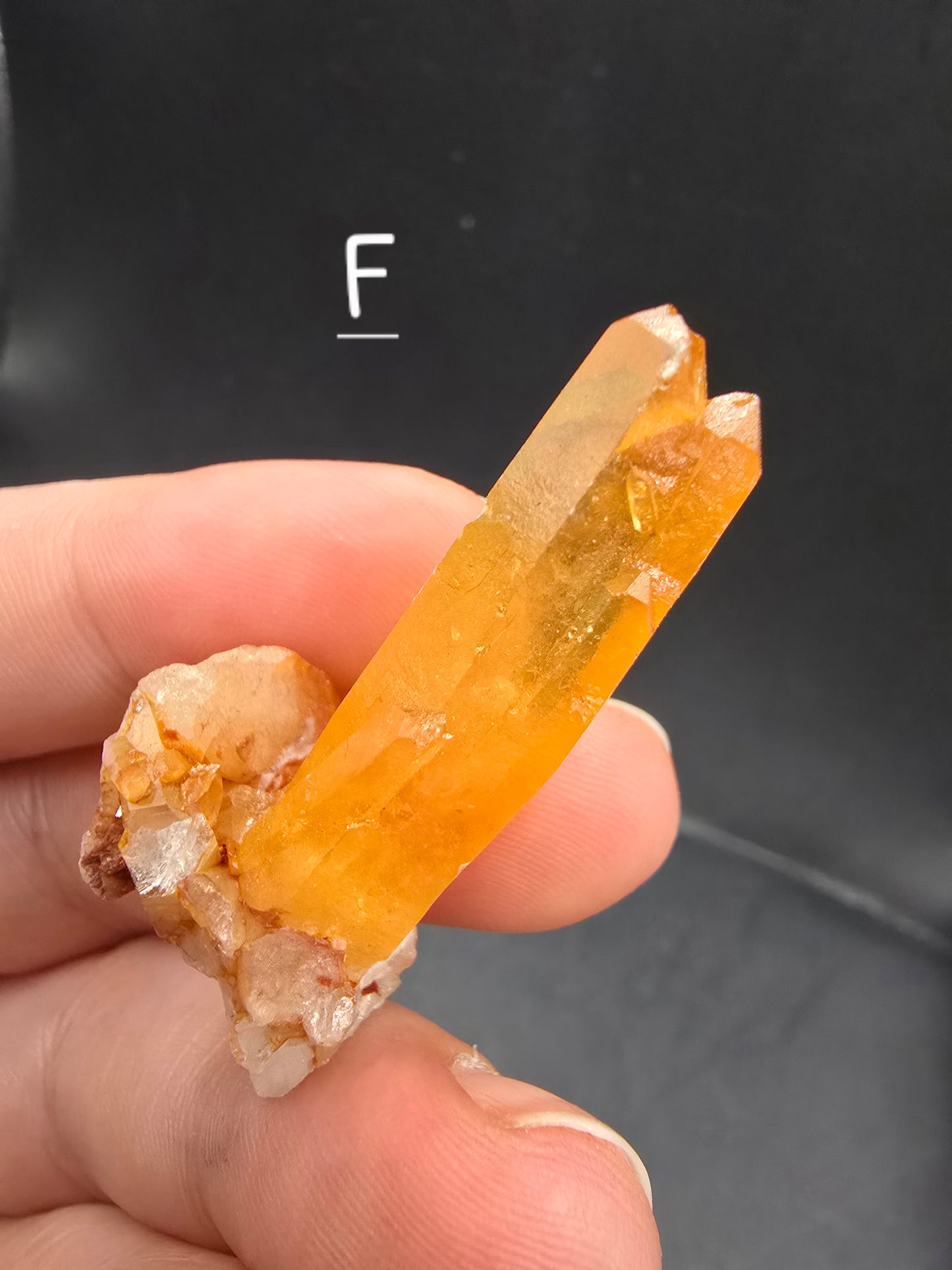 Tangerine quartz