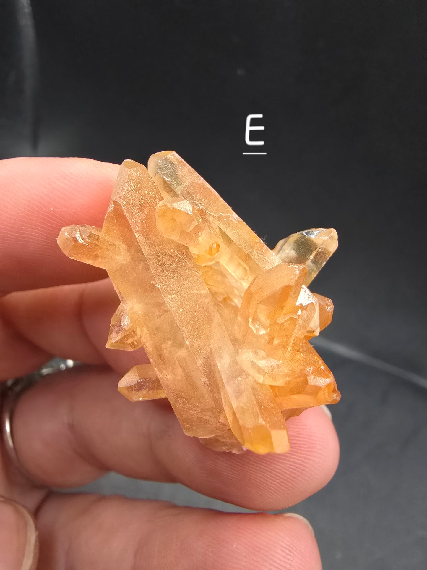 Tangerine quartz