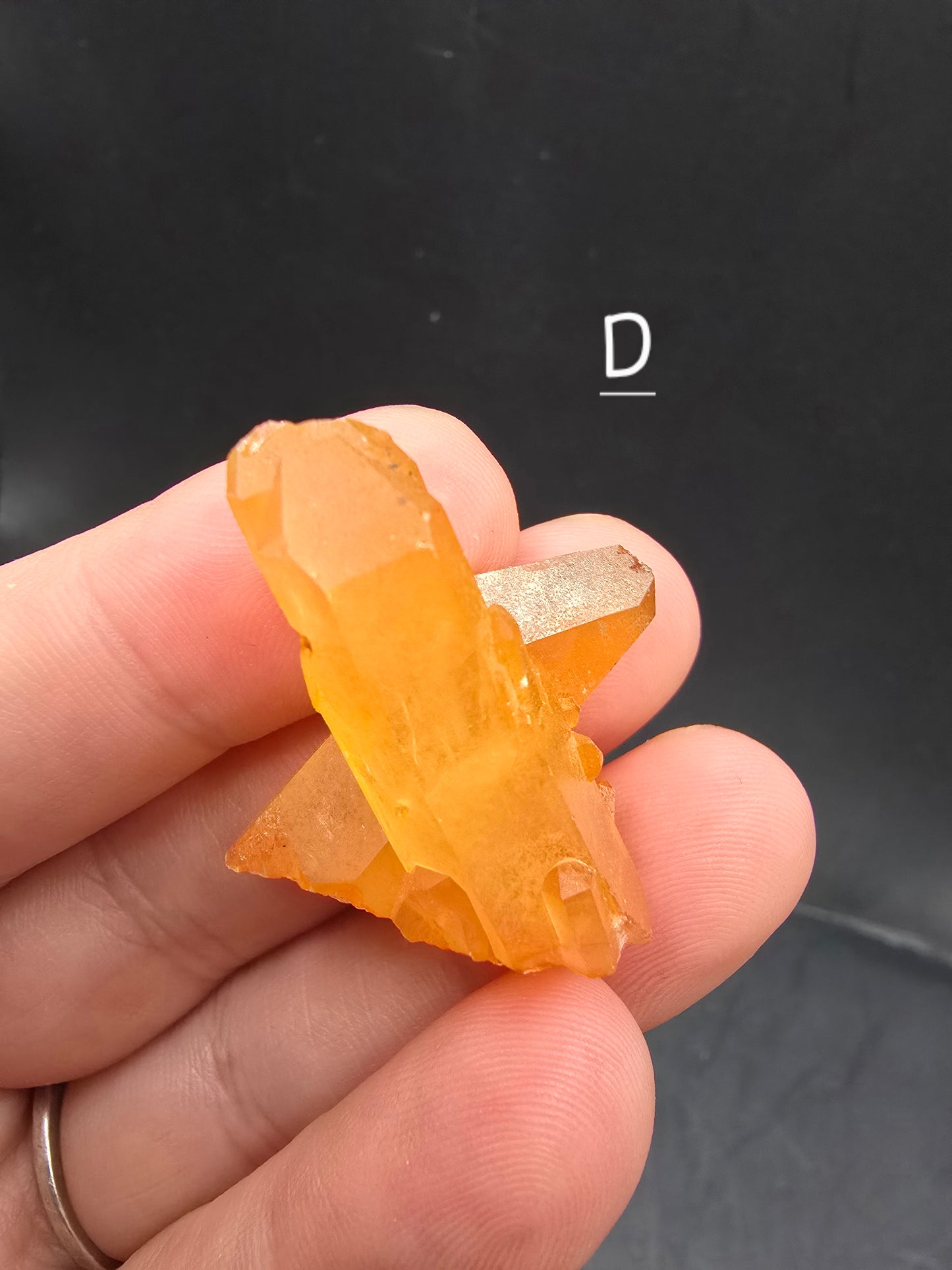 Tangerine quartz