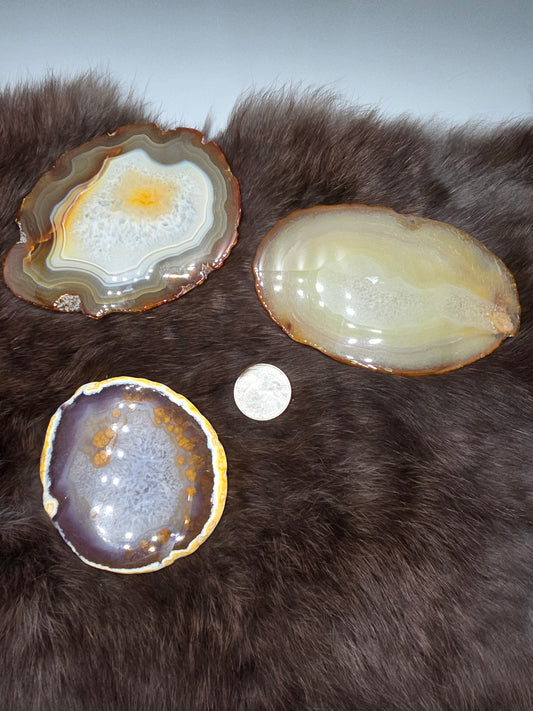 Agate slices