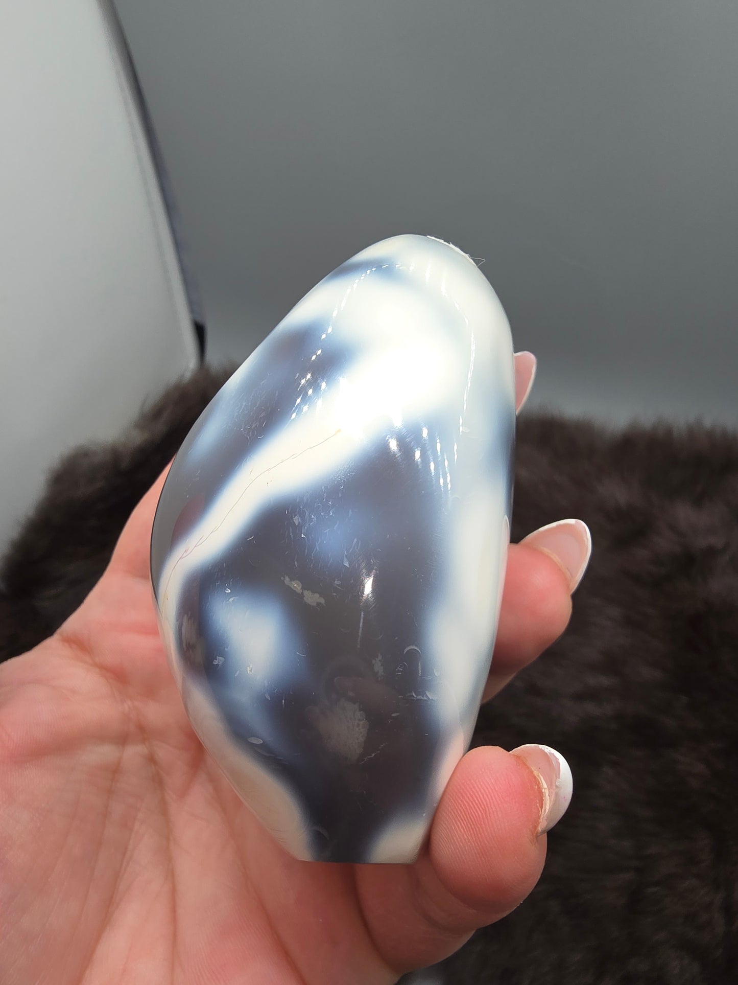 Yellow orca agate