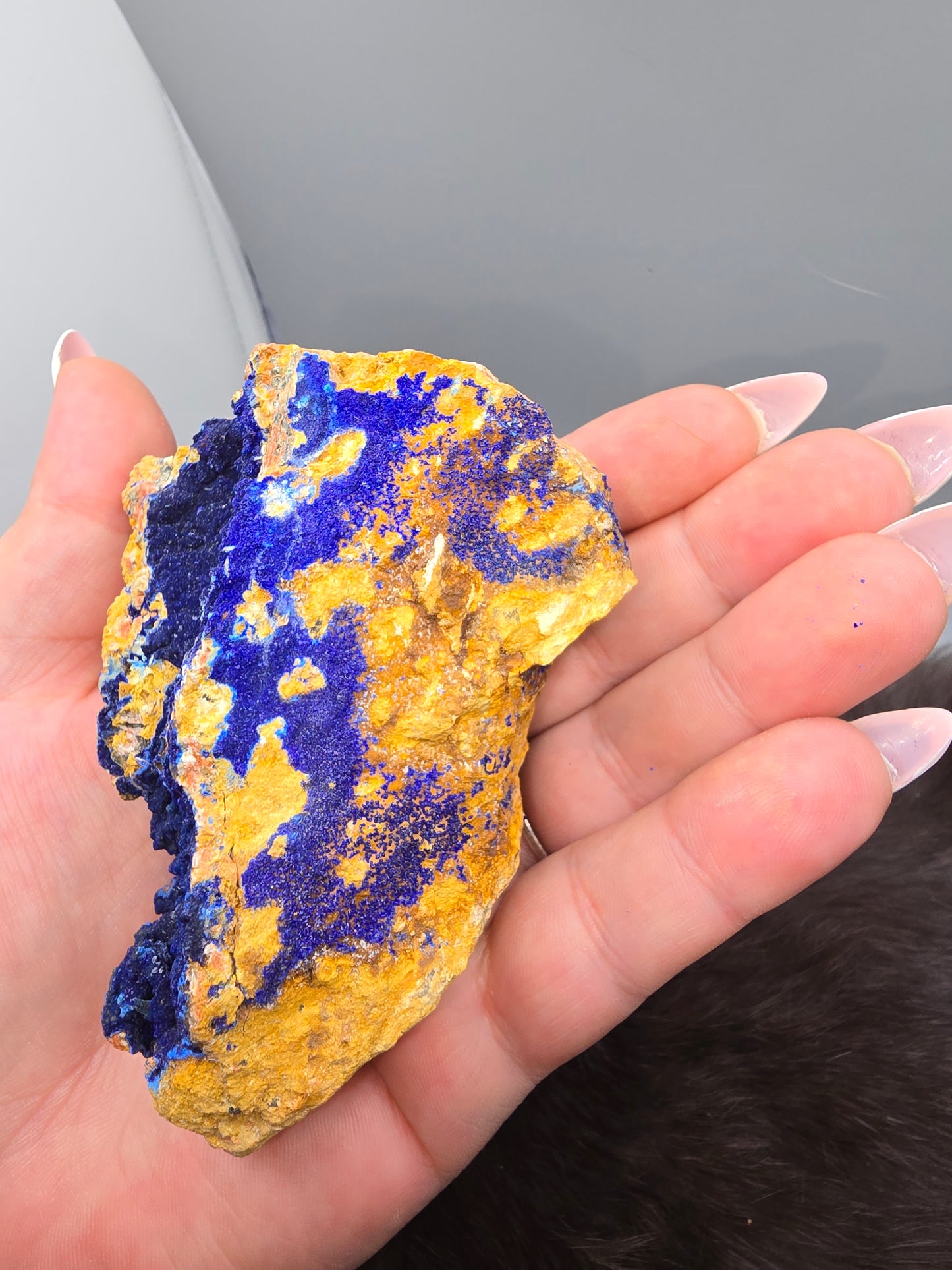 Azurite barite