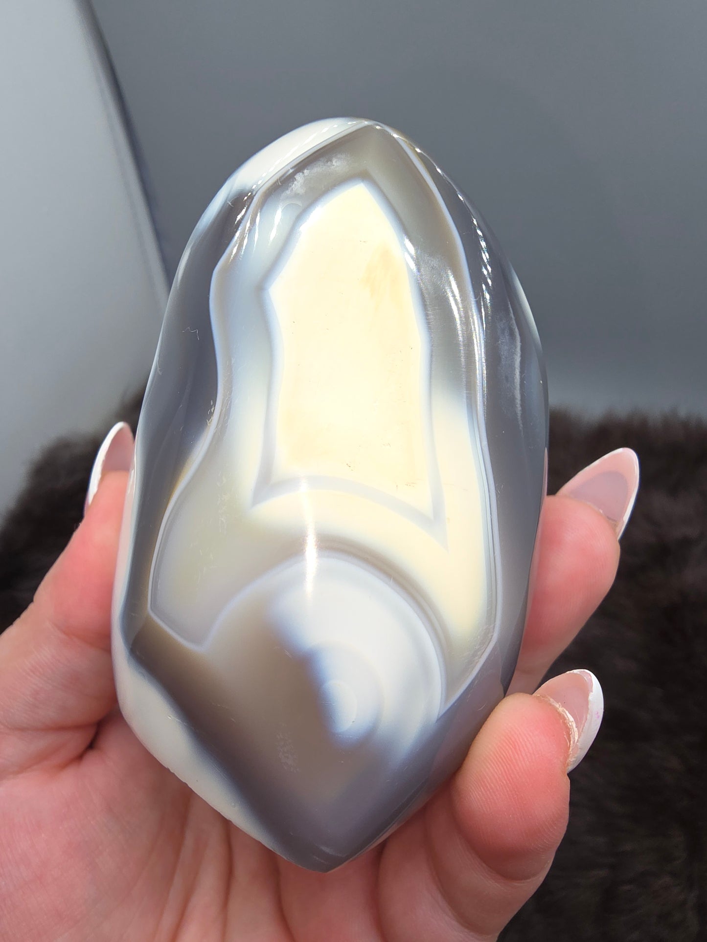 Yellow orca agate