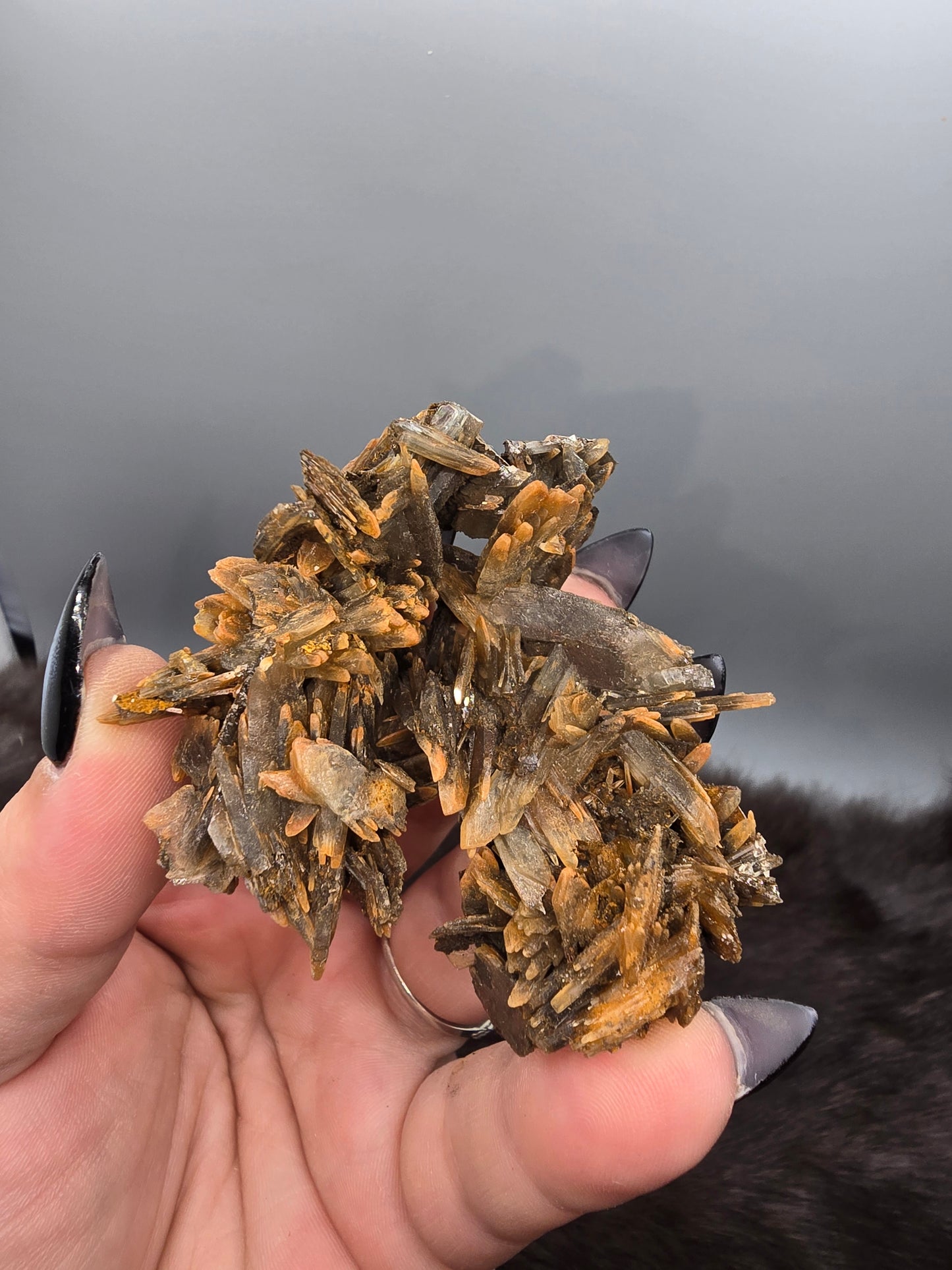 Blue barite