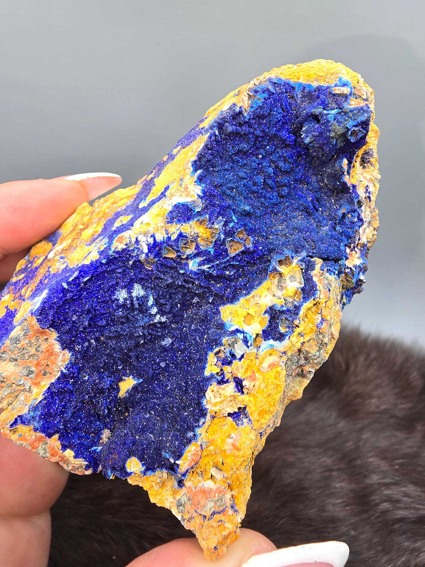 Azurite barite