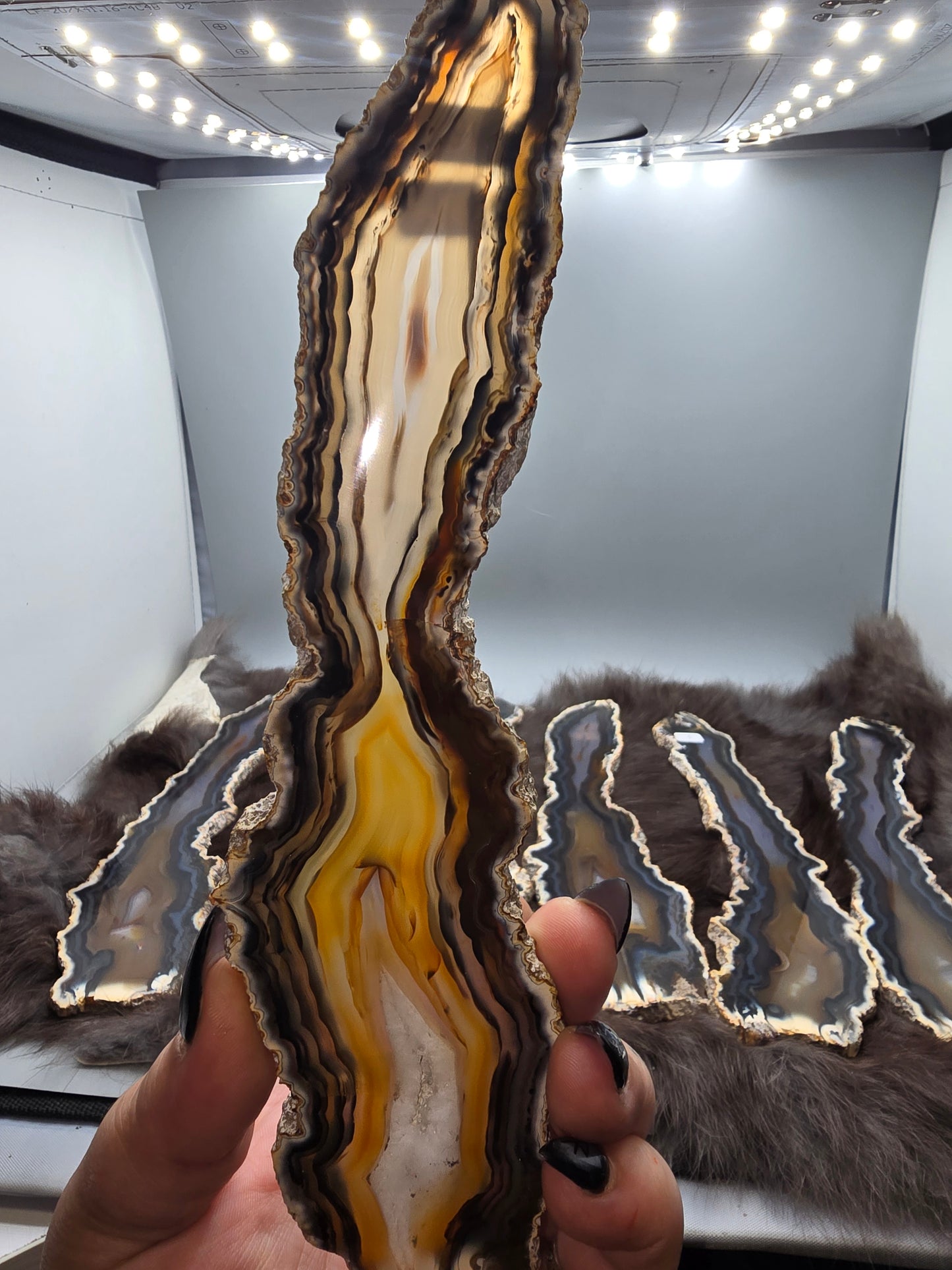 Agate slices